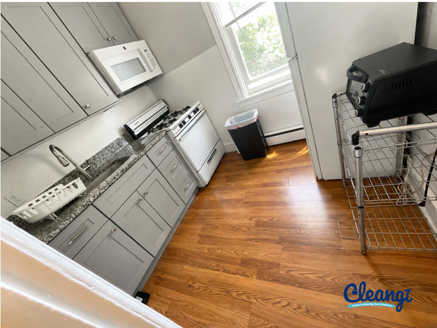 Kitchen after professional cleaning